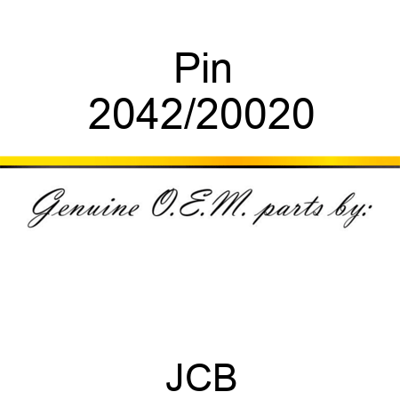 Pin 2042/20020