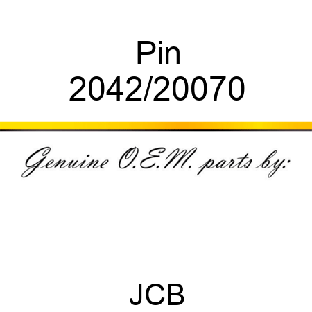 Pin 2042/20070