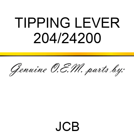 TIPPING LEVER 204/24200