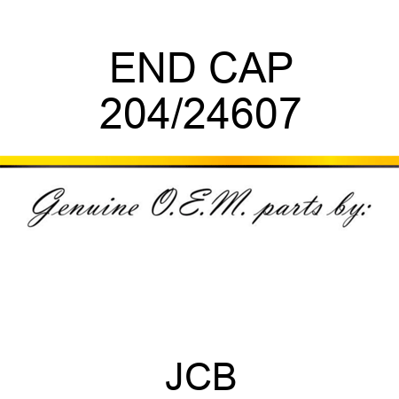 END CAP 204/24607