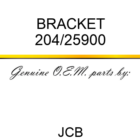 BRACKET 204/25900