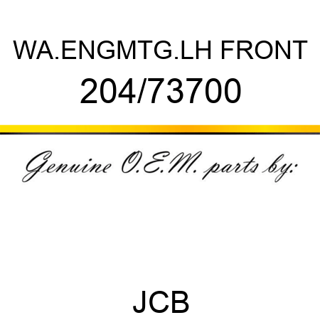 WA.ENGMTG.LH FRONT 204/73700