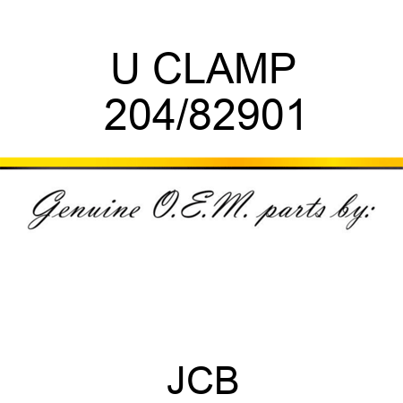 U CLAMP 204/82901