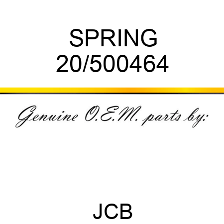 SPRING 20/500464