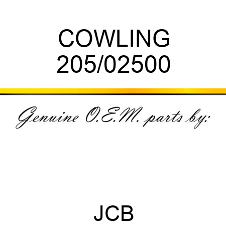 COWLING 205/02500