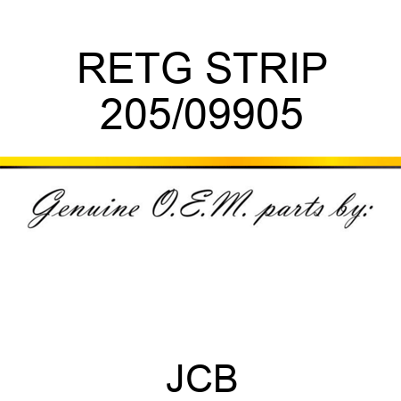 RETG STRIP 205/09905