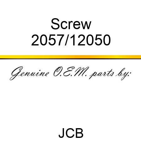 Screw 2057/12050