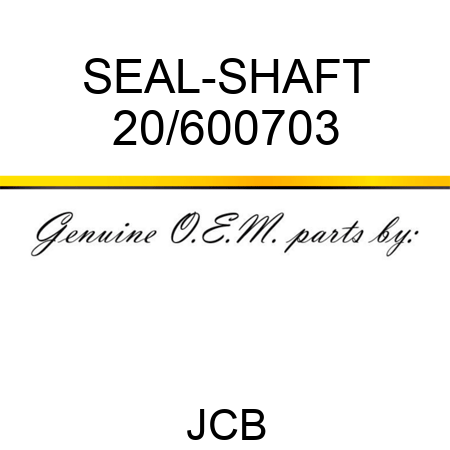 SEAL-SHAFT 20/600703