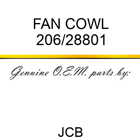 FAN COWL 206/28801