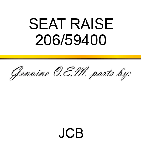 SEAT RAISE 206/59400