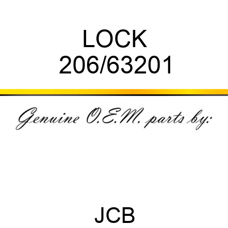 LOCK 206/63201