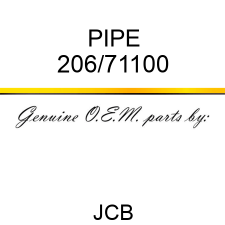 PIPE 206/71100