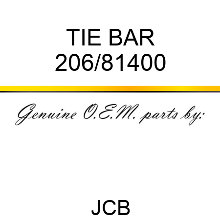 TIE BAR 206/81400