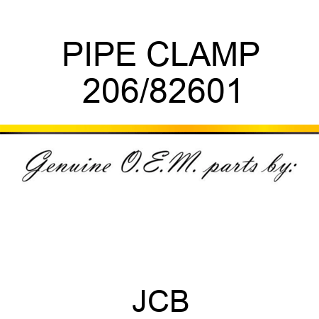 PIPE CLAMP 206/82601