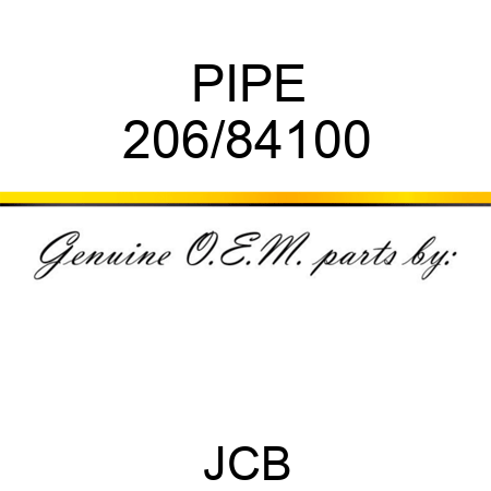 PIPE 206/84100