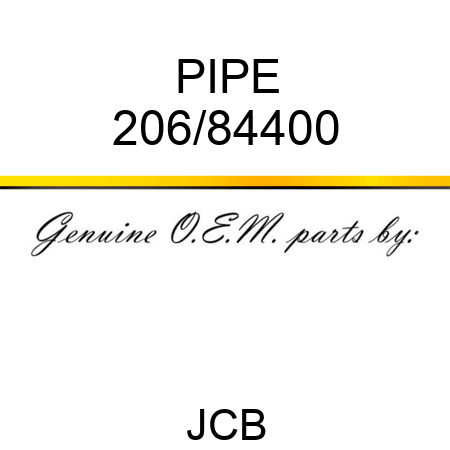 PIPE 206/84400