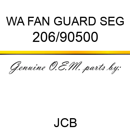 WA FAN GUARD SEG 206/90500