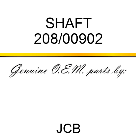 SHAFT 208/00902