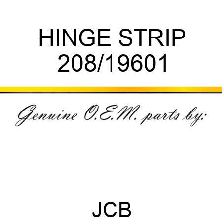 HINGE STRIP 208/19601
