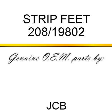 STRIP FEET 208/19802