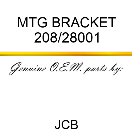 MTG BRACKET 208/28001