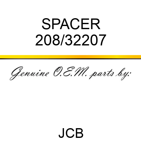 SPACER 208/32207