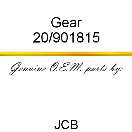 Gear 20/901815