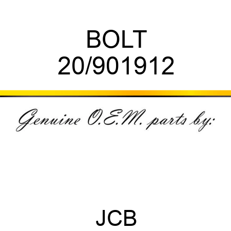 BOLT 20/901912