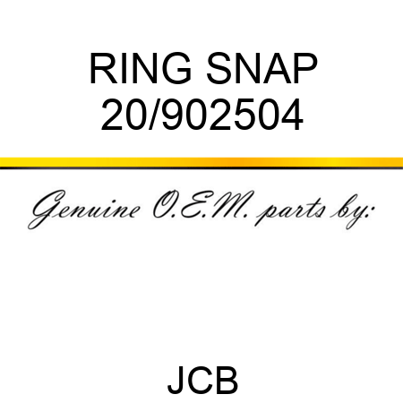 RING SNAP 20/902504