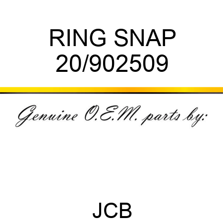 RING SNAP 20/902509