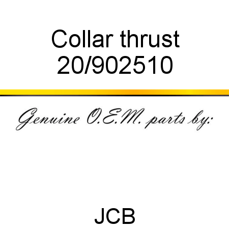 Collar, thrust 20/902510