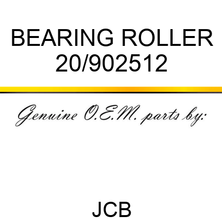 BEARING ROLLER 20/902512