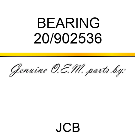 BEARING 20/902536