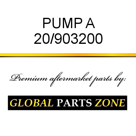 PUMP A 20/903200