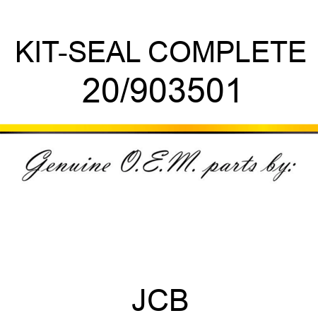 KIT-SEAL COMPLETE 20/903501