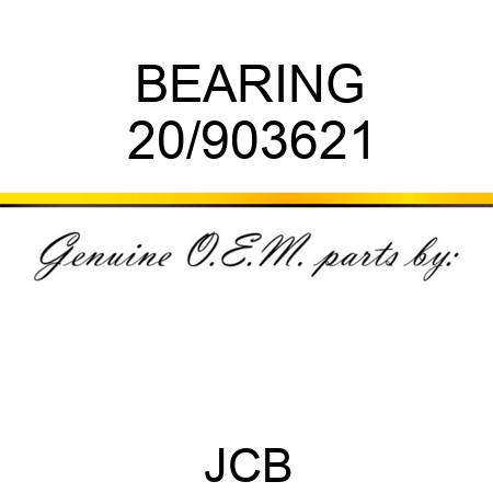 BEARING 20/903621