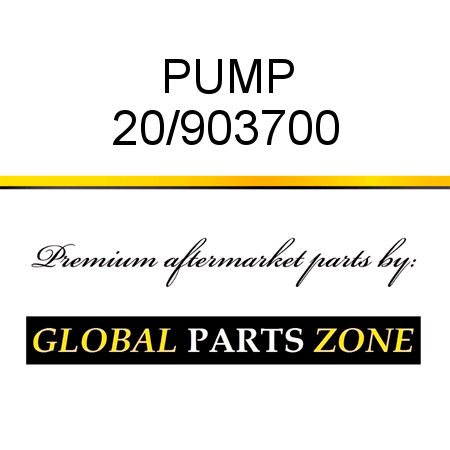 PUMP 20/903700