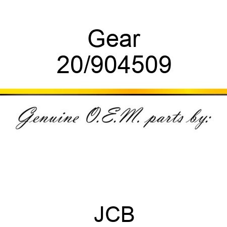 Gear 20/904509