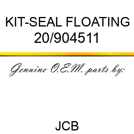 KIT-SEAL FLOATING 20/904511