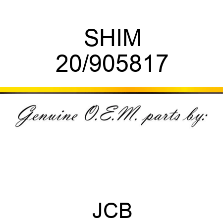 SHIM 20/905817