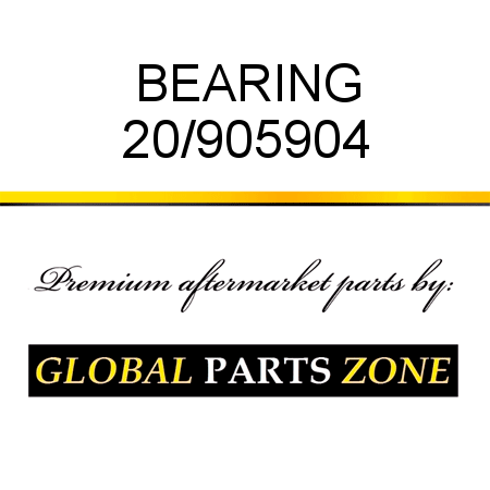 BEARING 20/905904