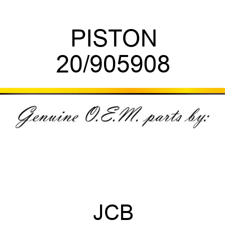 PISTON 20/905908