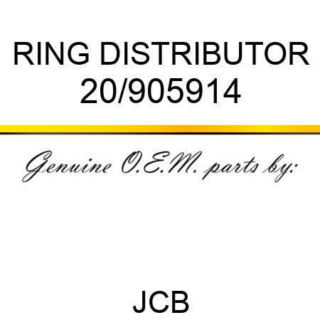 RING DISTRIBUTOR 20/905914