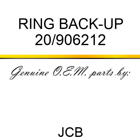 RING BACK-UP 20/906212