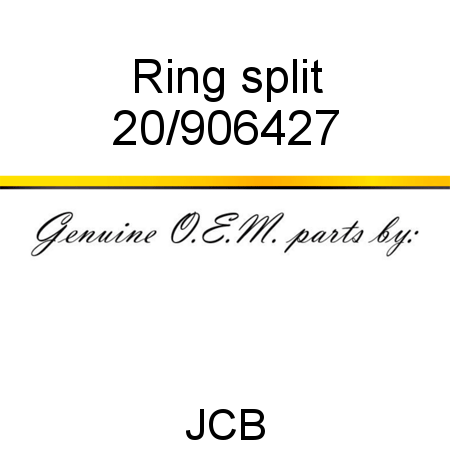 Ring, split 20/906427