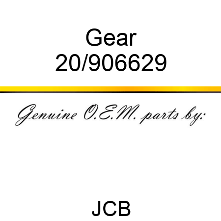 Gear 20/906629