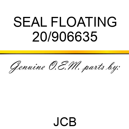 SEAL FLOATING 20/906635