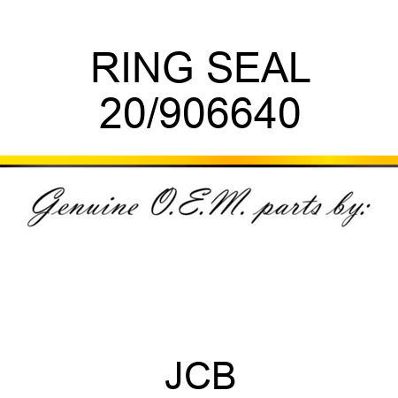 RING SEAL 20/906640