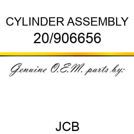 CYLINDER ASSEMBLY 20/906656