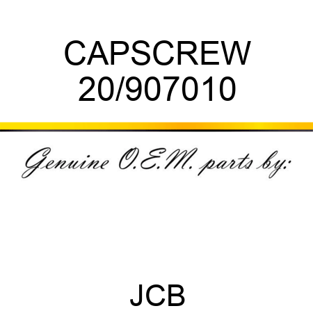 CAPSCREW 20/907010